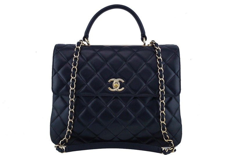 Chanel Black Large Trendy CC Classic Handle Shoulder Tote Bag – Boutique  Patina