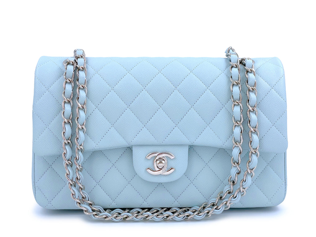 Chanel classic flap light blue Clearance