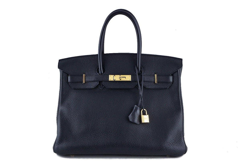 Hermes Black Togo 35cm Birkin Bag GHW - Boutique Patina