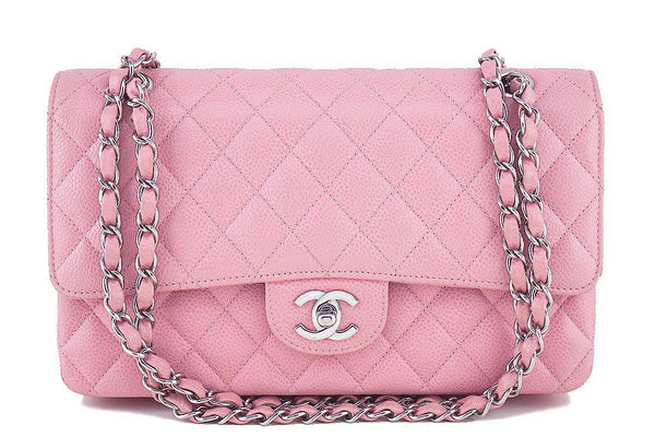 Chanel Pink Caviar Medium Classic 2.55 Double Flap Bag - Boutique Patina