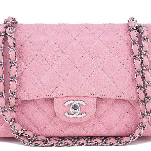 Chanel Pink Caviar Medium Classic 2.55 Double Flap Bag – Boutique Patina