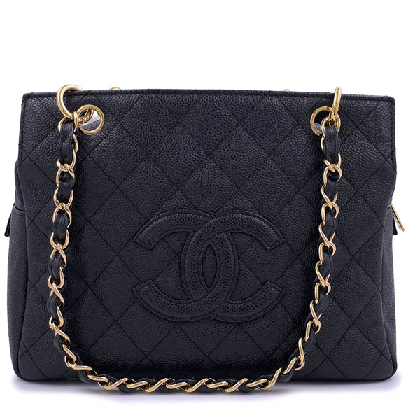 Chanel Vintage Caviar Petite Timeless Shopper Tote PTT Bag Black – Boutique  Patina