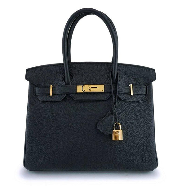 Hermes Black Togo 30cm Birkin Tote Bag GHW – Boutique Patina