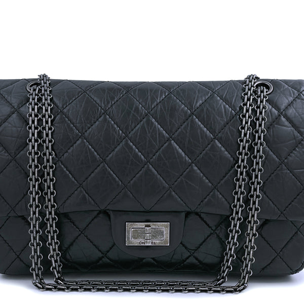 Chanel 2.55 Reissue 227 Grey PHW Large