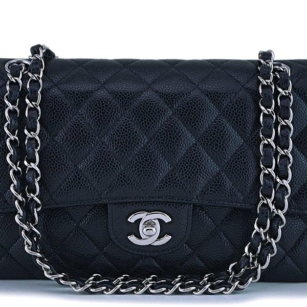 Chanel Black Caviar Medium Classic Double Flap Bag SHW – Boutique Patina