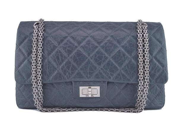 Chanel Bag 2.55 Medium Classic Double Flap Dark Olive Khaki New