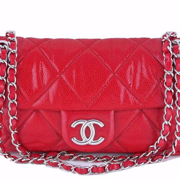 Chanel Red 10in. Soft Caviar Medium Quilted Classic Flap Bag – Boutique  Patina