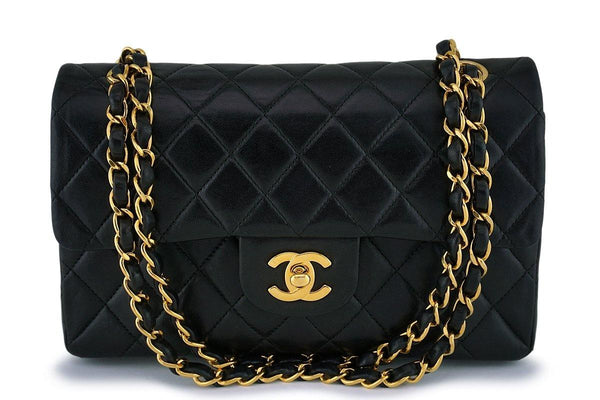 Chanel Vintage Black Lambskin Timeless Classic Clutch on Chain Flap Ba –  Boutique Patina