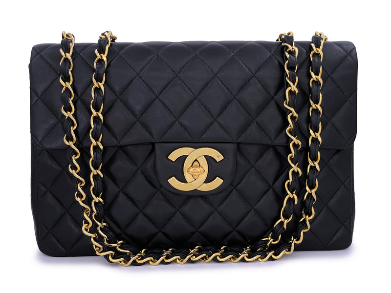chanel bag black and silver