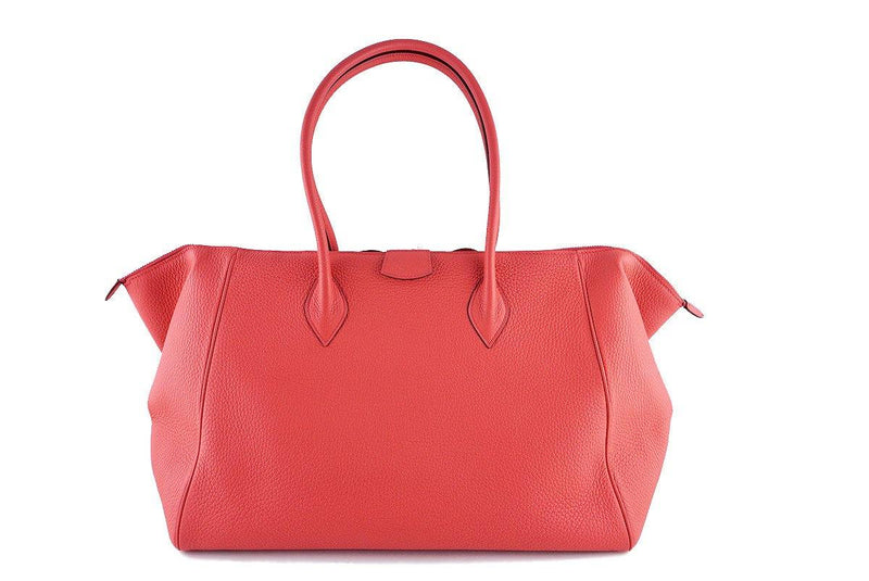 Hermes Rouge Pivoine 37cm Paris Bombay Pink Shoulder Tote Bag - Boutique Patina