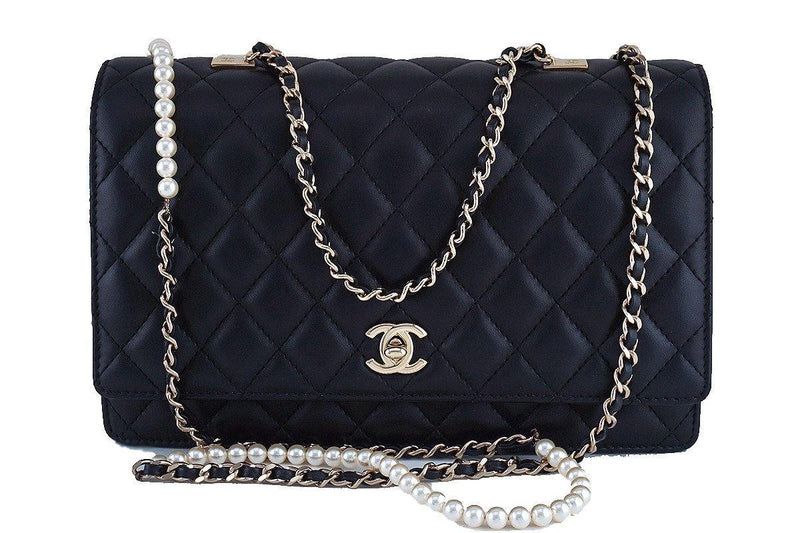 Chanel Black Limited Fantasy Pearls Classic Flap Evening Bag – Boutique  Patina