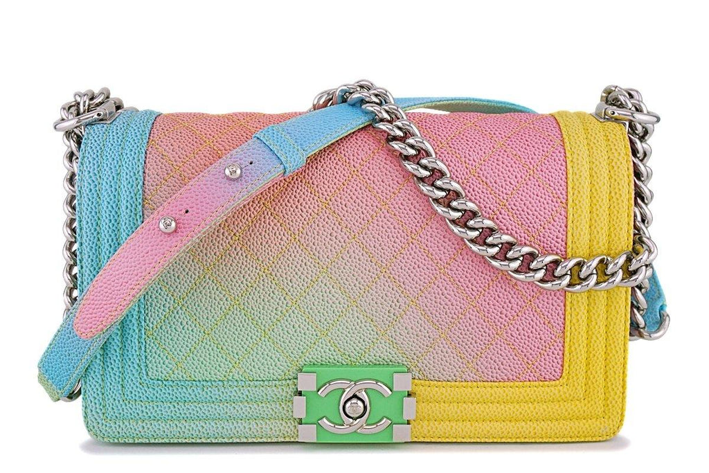 Chanel Pre-Collection Spring 2018 Rainbow Boy Bag Multiple colors
