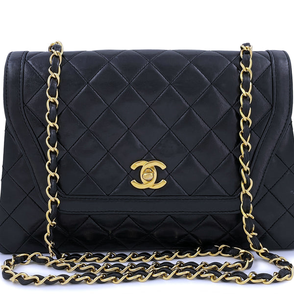 Chanel Vintage Mademoiselle Lock Trapezoid Flap Bag Quilted
