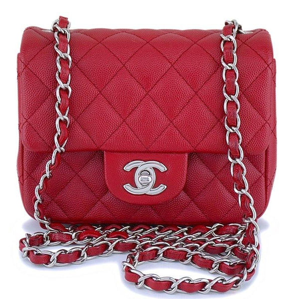 Túi Nữ Chanel Mini Flap Bag Sheep Leather Red A35200Y014805B309  LUXITY