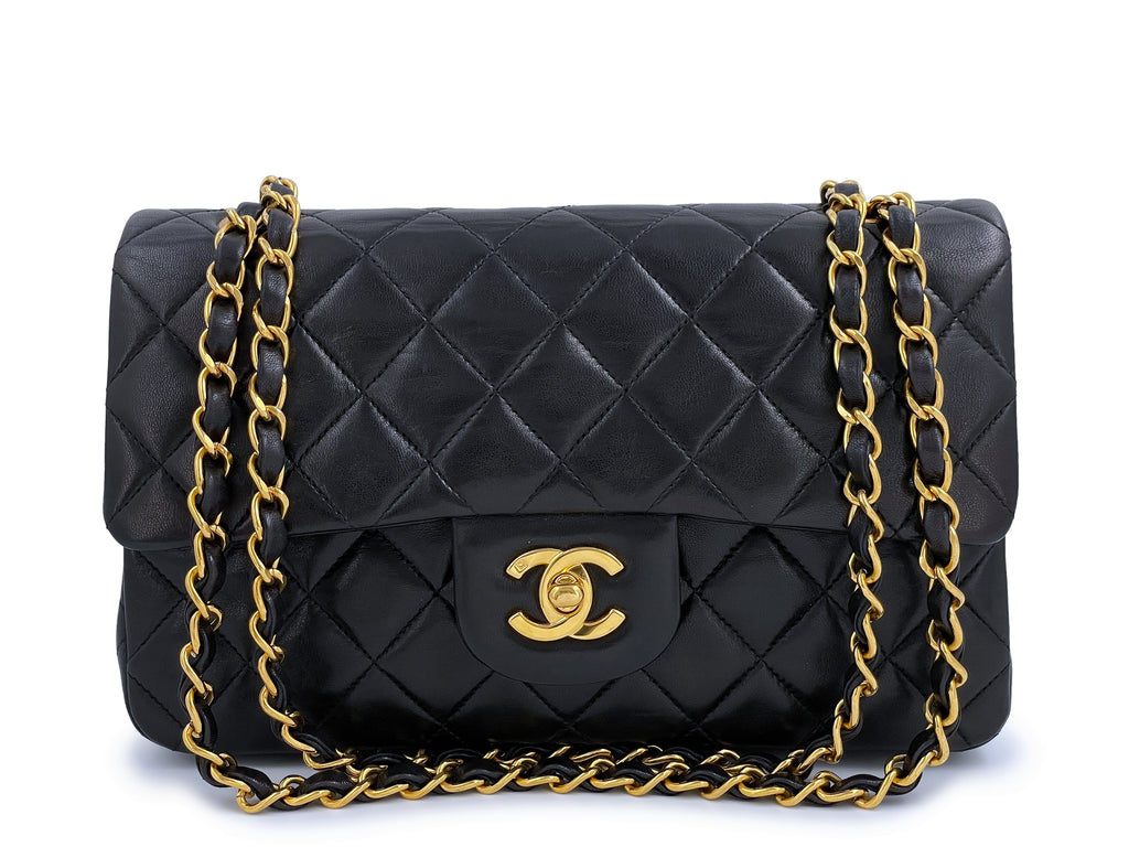 Chanel Vintage 1995 Small Classic Double Flap Bag 24k GHW