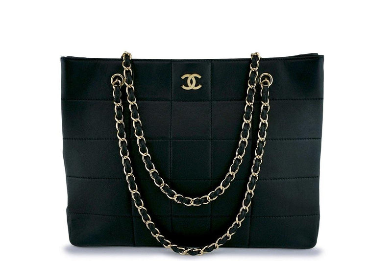 Chanel Black Large Classic Quilted Shopper Tote Bag GHW – Boutique
