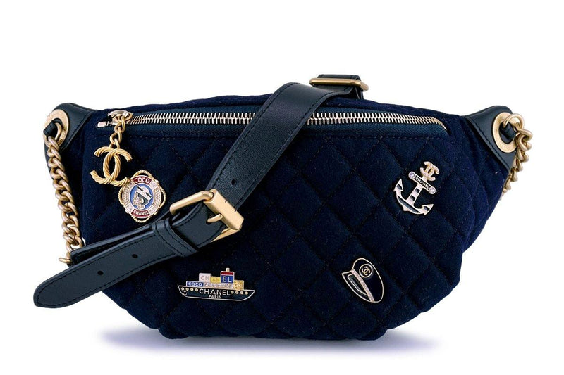 New Chanel 18A Paris-Hamburg Charms Fanny Pack Waist Bag - Boutique Patina