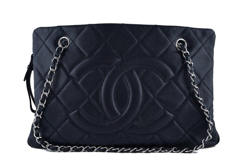 Chanel Black Caviar Quilted Timeless Grand Shopping Tote GST Bag – Boutique  Patina