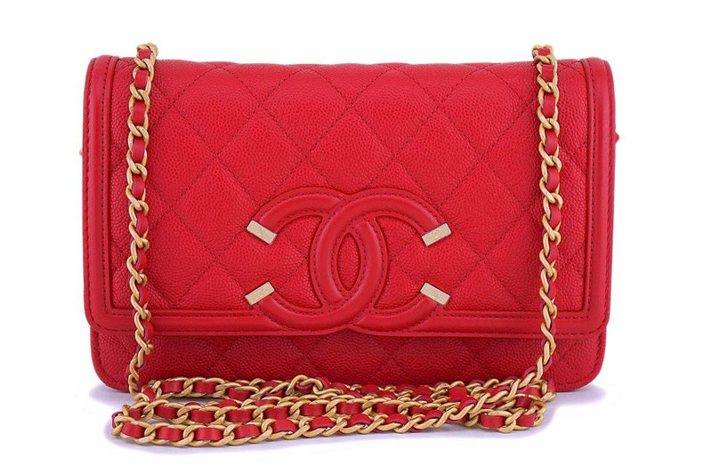 Buy Chanel Filigree Flap Bag Quilted Caviar Medium Neutral 3256101