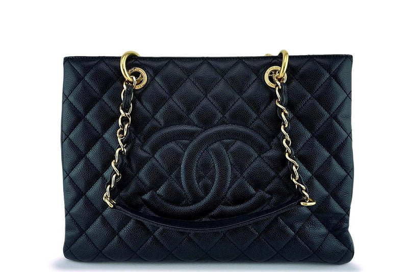 Chanel Black Caviar Grand Shopper Tote GST Bag GHW – Boutique Patina
