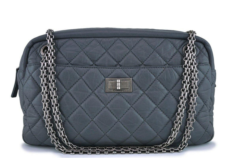 Chanel Gray Classic 2.55 Reissue Camera Case Bag – Boutique Patina