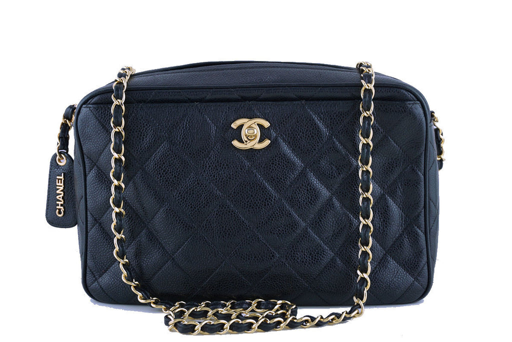 Chanel camera bag discount caviar