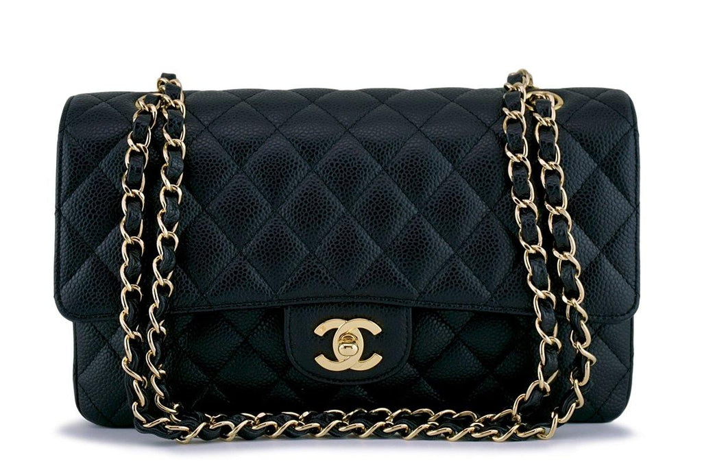 Chanel Burgundy Distressed Patent Medium Classic Double Flap Bag