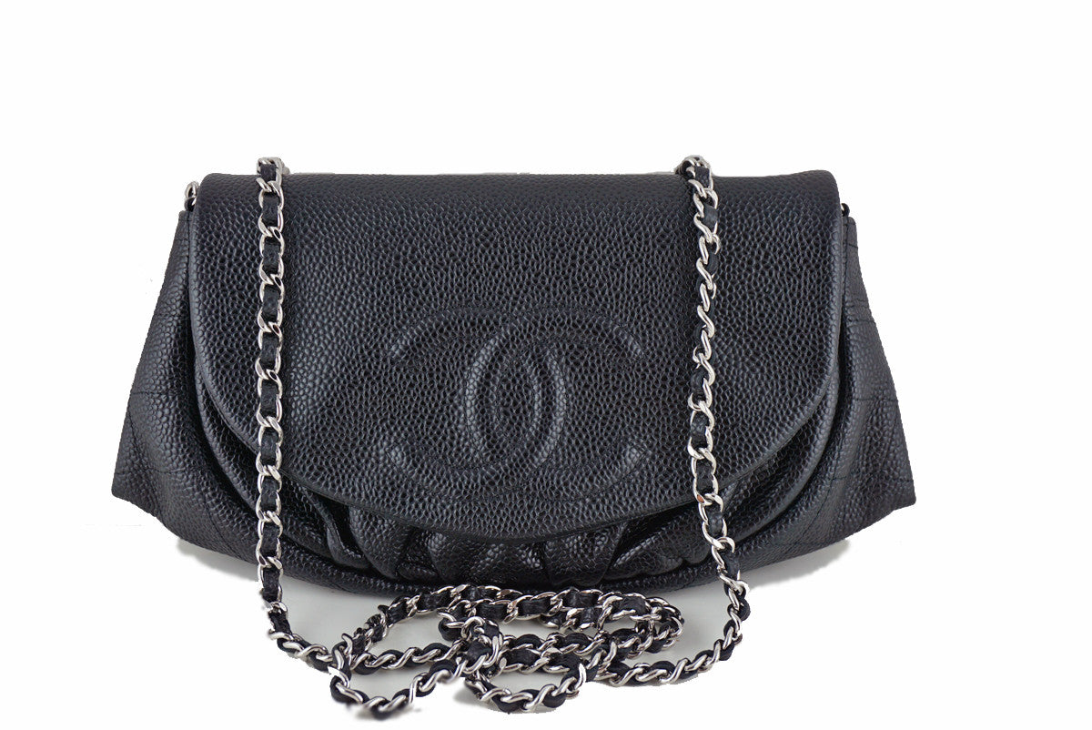 Chanel half moon wallet on chain sale