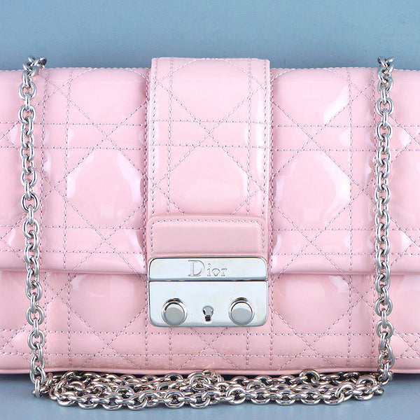Miss Dior Pink New Lock Promenade Pochette Wallet on Chain WOC Bag –  Boutique Patina