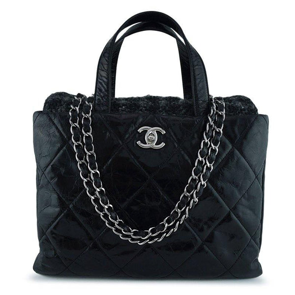 Chanel Black/Tweed Classic Portobello Executive Tote Bag
