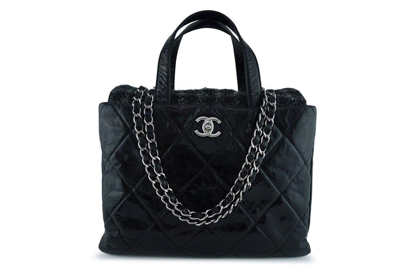 Chanel Black/Tweed Classic Portobello Executive Tote Bag - Boutique Patina