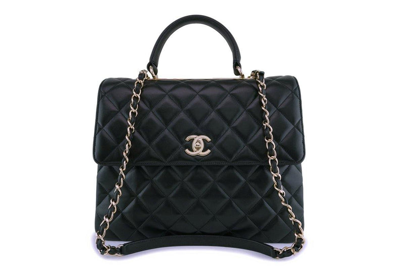 Chanel 19 Black Large Flap Bag Lambskin GHW – Boutique Patina