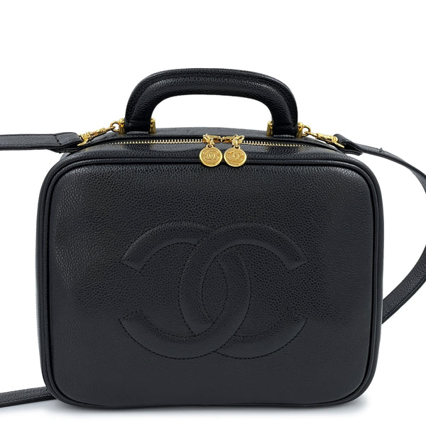 CHANEL Black Bag Quilted Vanity Pouch - Chelsea Vintage Couture