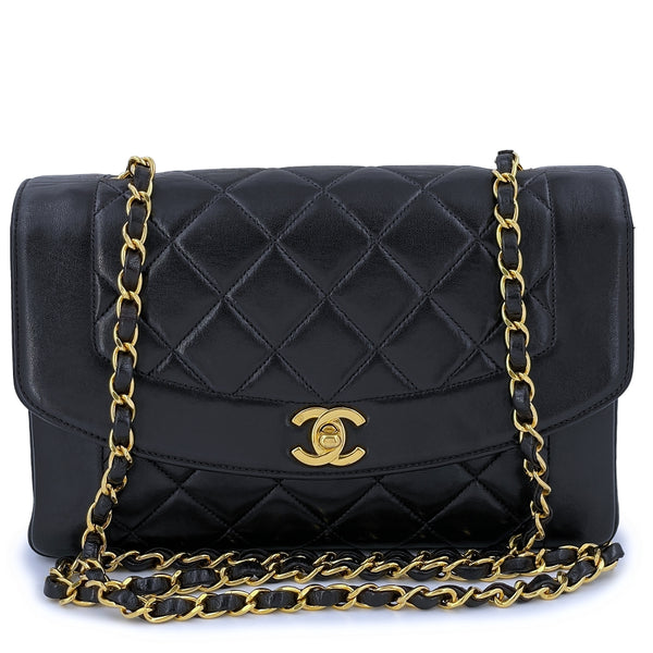 Black Chanel Medium Diana Flap Bag