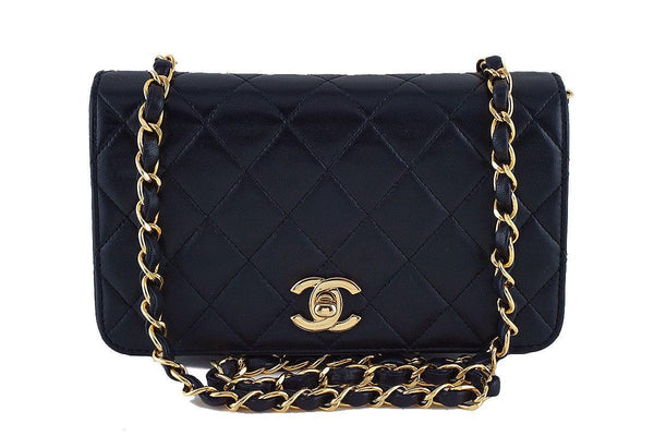Chanel Vintage Black Timeless Lambskin Classic Flap Bag - Boutique Patina