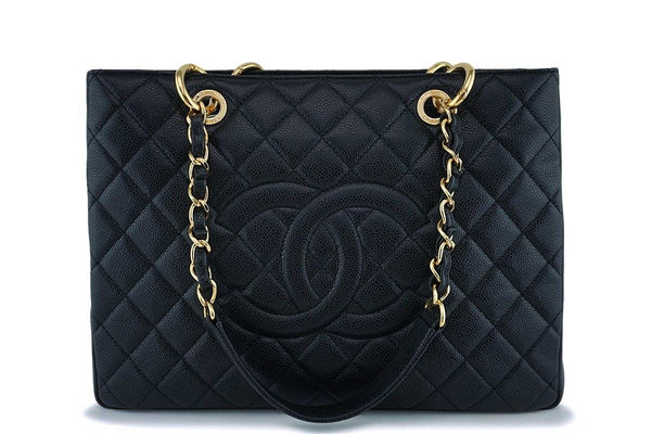 Chanel Black Caviar Classic Grand Shopper Tote GST Bag GHW – Boutique Patina