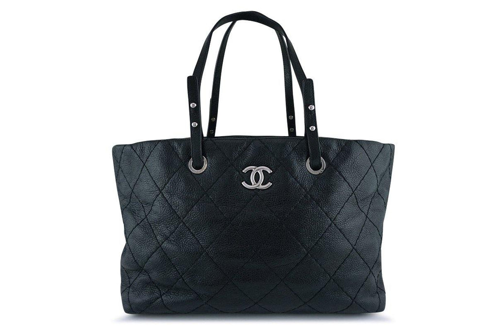 Chanel Black On the Road Large Quilted Classic Tote Bag – Boutique