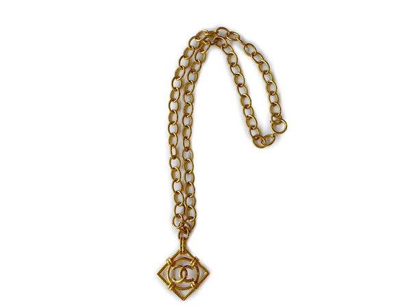 Chanel Collection 29 Vintage CC Logo Long Necklace - Boutique Patina