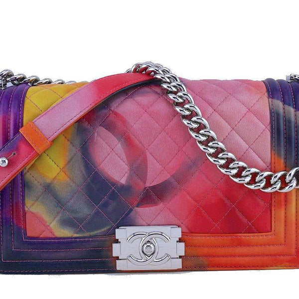 Chanel Flower Power Boy Classic Medium Flap Bag – Boutique Patina