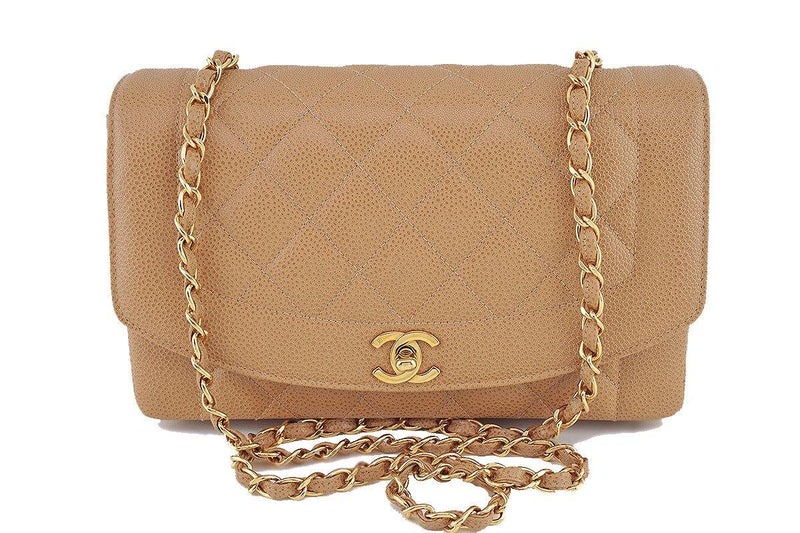 Vintage CHANEL Timeless Beige Quilted Caviar Hobo Bag – Fashion Reloved