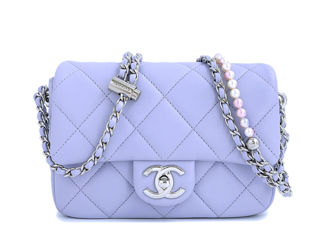 Chanel Mini Flap With Pearl Strap 