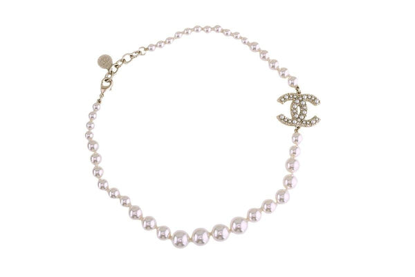 NIB Chanel 100th Anniversary Pearl Classic CC Choker Necklace A64757 - Boutique Patina