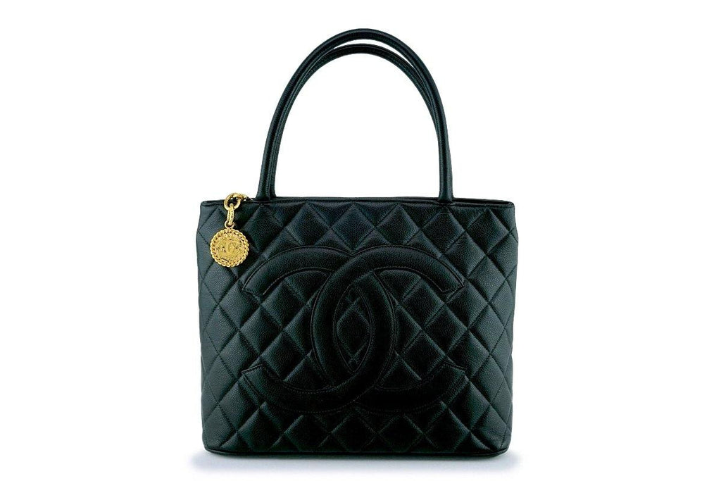 Chanel Vintage Caviar Medallion Tote Bag Sakura Pink – Boutique Patina