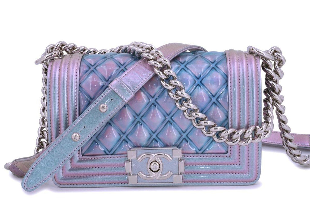 Chanel 18S Mermaid Iridescent Water Boy Flap Bag