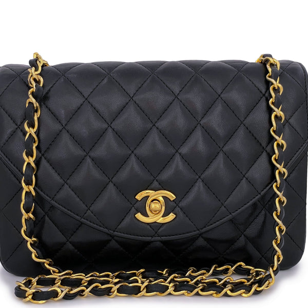 Chanel 1989 Vintage Black Curved Flap Bag 24k GHW Lambskin – Boutique Patina
