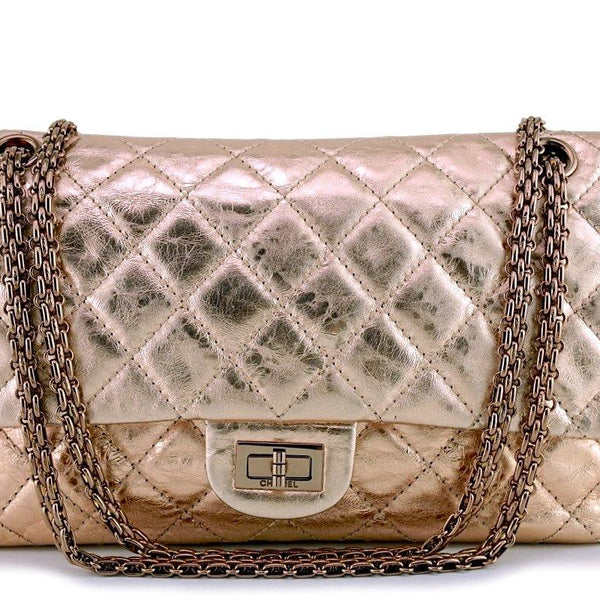 Chanel Rose Gold Reissue 226 Classic 2.55 Flap Bag RGHW – Boutique