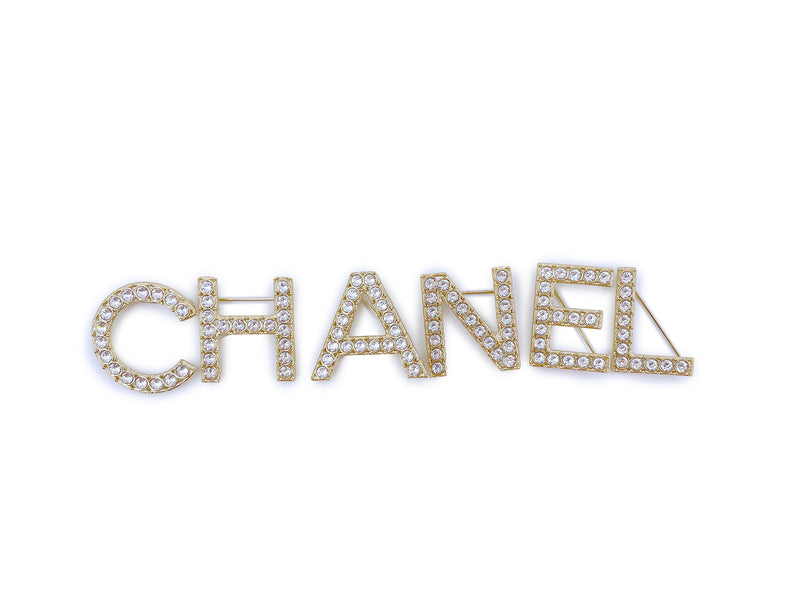 Chanel 20V Iconic Crystal Letter Brooch Set of 5 - Boutique Patina