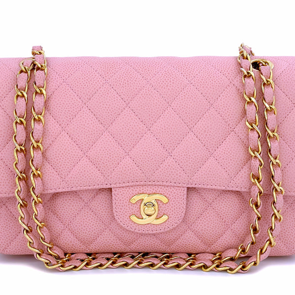 CHANEL Lambskin Chevron Quilted Small Trendy CC Dual Handle Flap