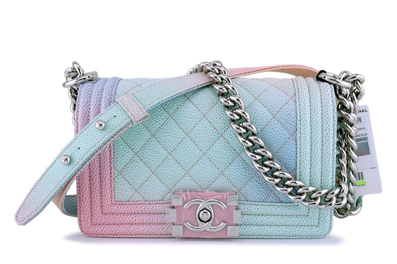Chanel Rainbow Flap Bag - 10 For Sale on 1stDibs  chanel classic flap bag, chanel  bag flap, chanel card holder pink