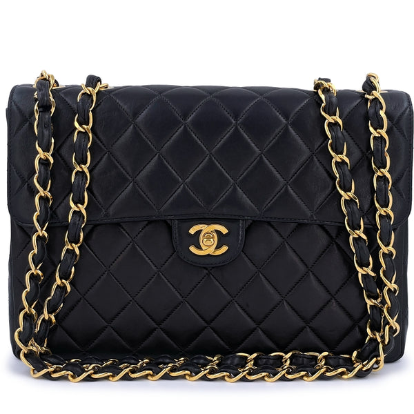 chanel black purse classic
